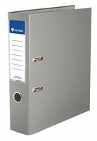 Lever arch file, 75 mm, A4, PP/cardboard, VICTORIA OFFICE, grey